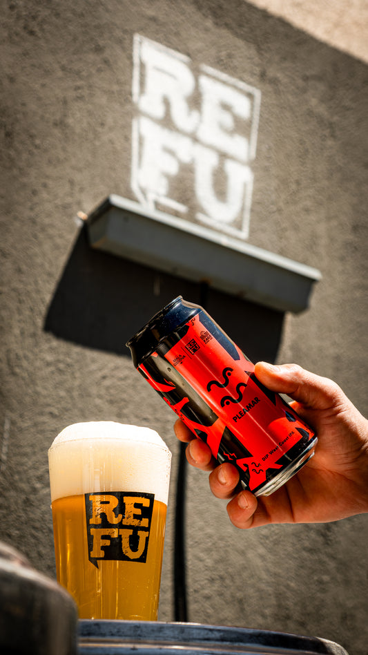 PLEAMAR | DIP WEST COAST IPA | with Mala Gissona & Xagó Surf Co - PACK CERVEZA 44cl - REFU FÁBRICA ALTERNATIVA