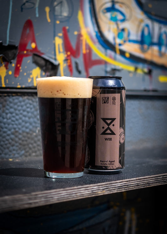 💥NUEVA ED. LIMITADA💥 WEE BARREL AGED RATAFIA | SCOTCH STRONG ALE | PACK CERVEZA 44cl - REFU FÁBRICA ALTERNATIVA