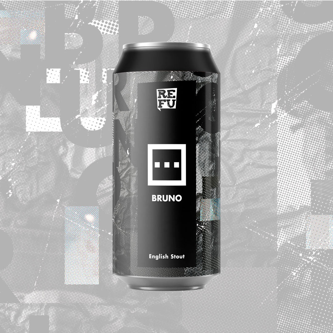 BRUNO | ENGLISH STOUT | PACK CERVEZA 44cl - REFU FÁBRICA ALTERNATIVA