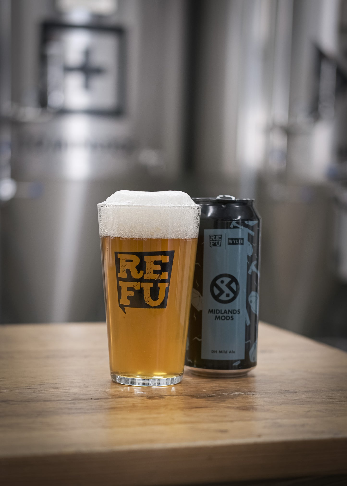 MIDLANDS MODS collab Wylie Brewery | DH MILD ALE | PACK CERVEZA 44cl