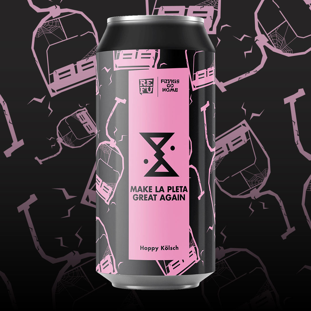 MAKE LA PLETA GREAT AGAIN collab Frykis Go Home | HOPPY KÖLSCH | PACK CERVEZA 44cl