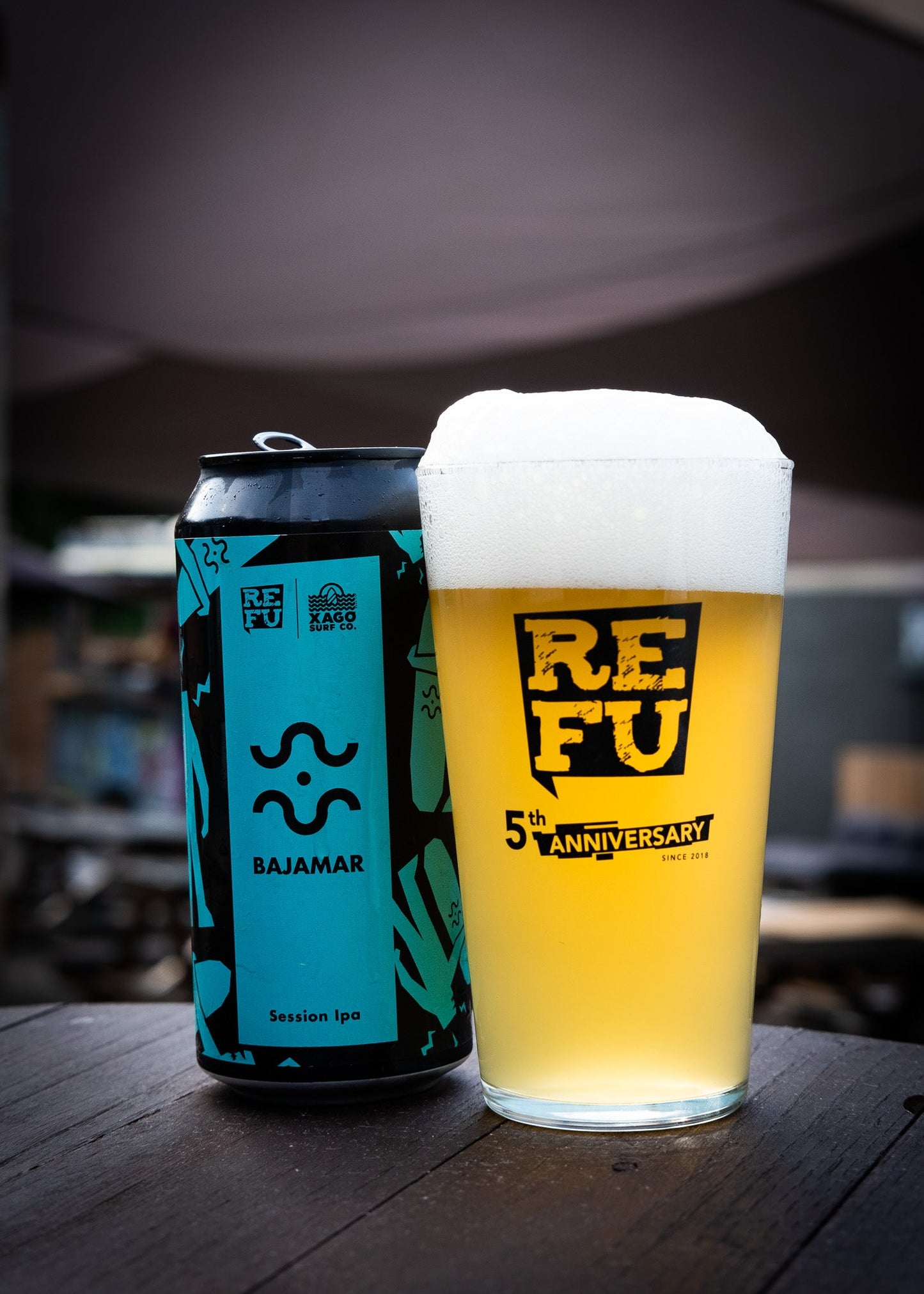 🏄‍♂️ BAJAMAR 🏄‍♂️ | SESSION IPA | PACK CERVEZA 44cl - REFU FÁBRICA ALTERNATIVA