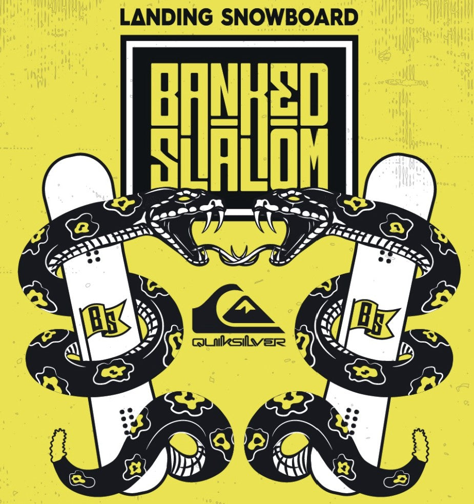 BANKED SLALOM | LANDING SNOWBOARD