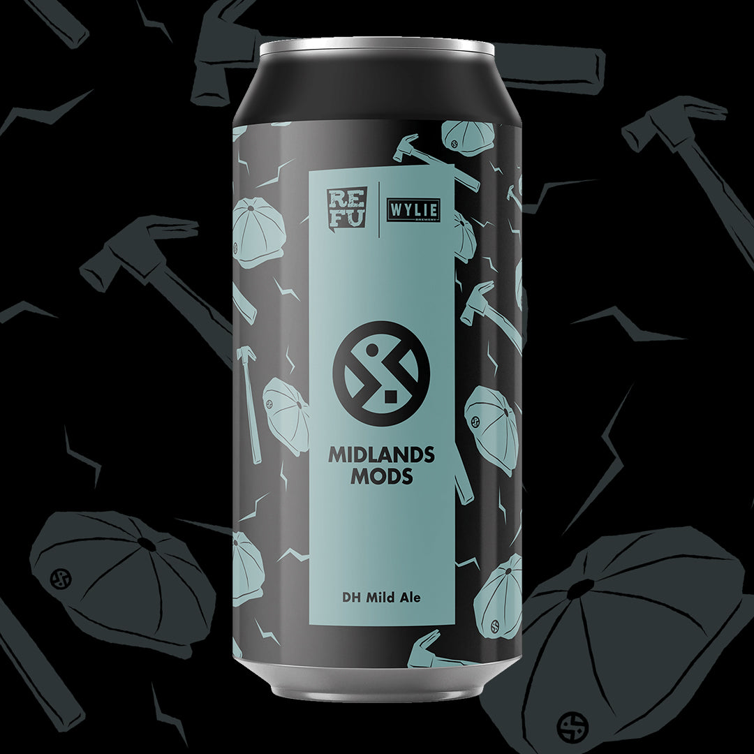 MIDLANDS MODS collab Wylie Brewery | DH MILD ALE | PACK CERVEZA 44cl